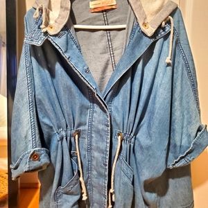Anthropologie kimono denim coat Size XS/Small